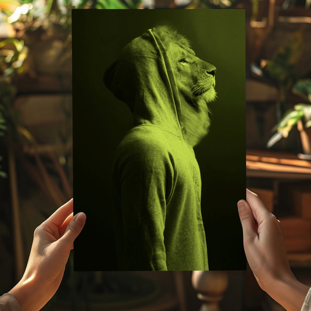 Lion Aluminum Print