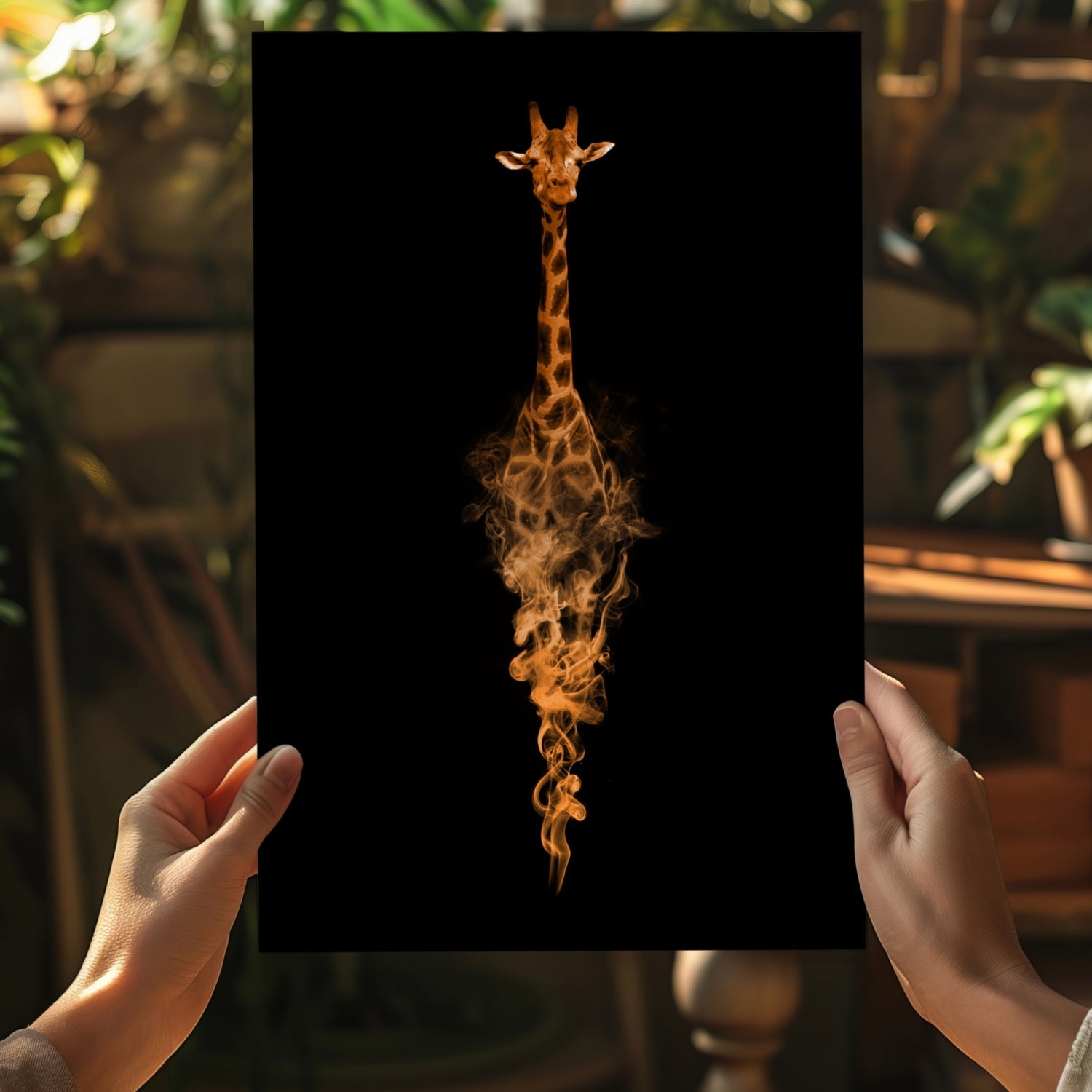 Giraffe Aluminum Print