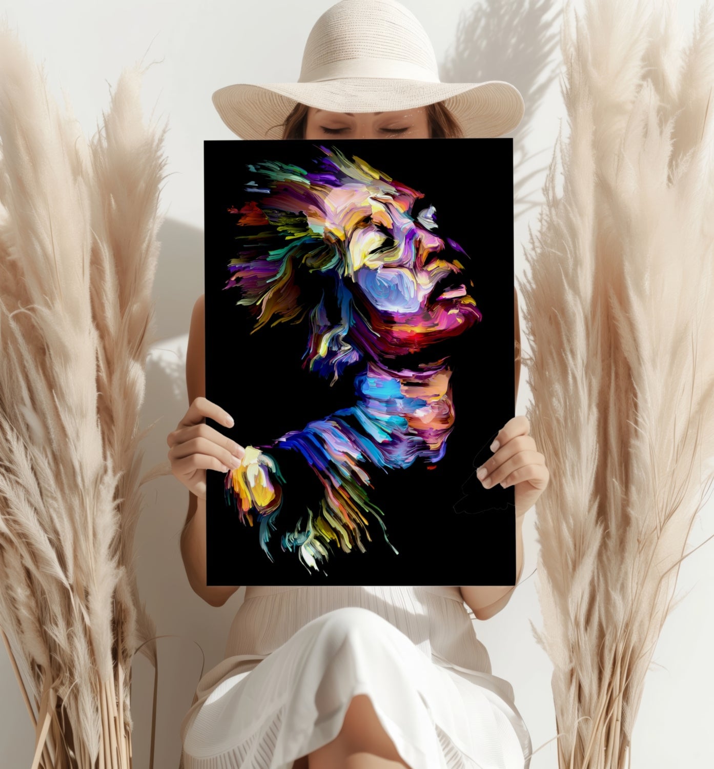 Woman Aluminum Print