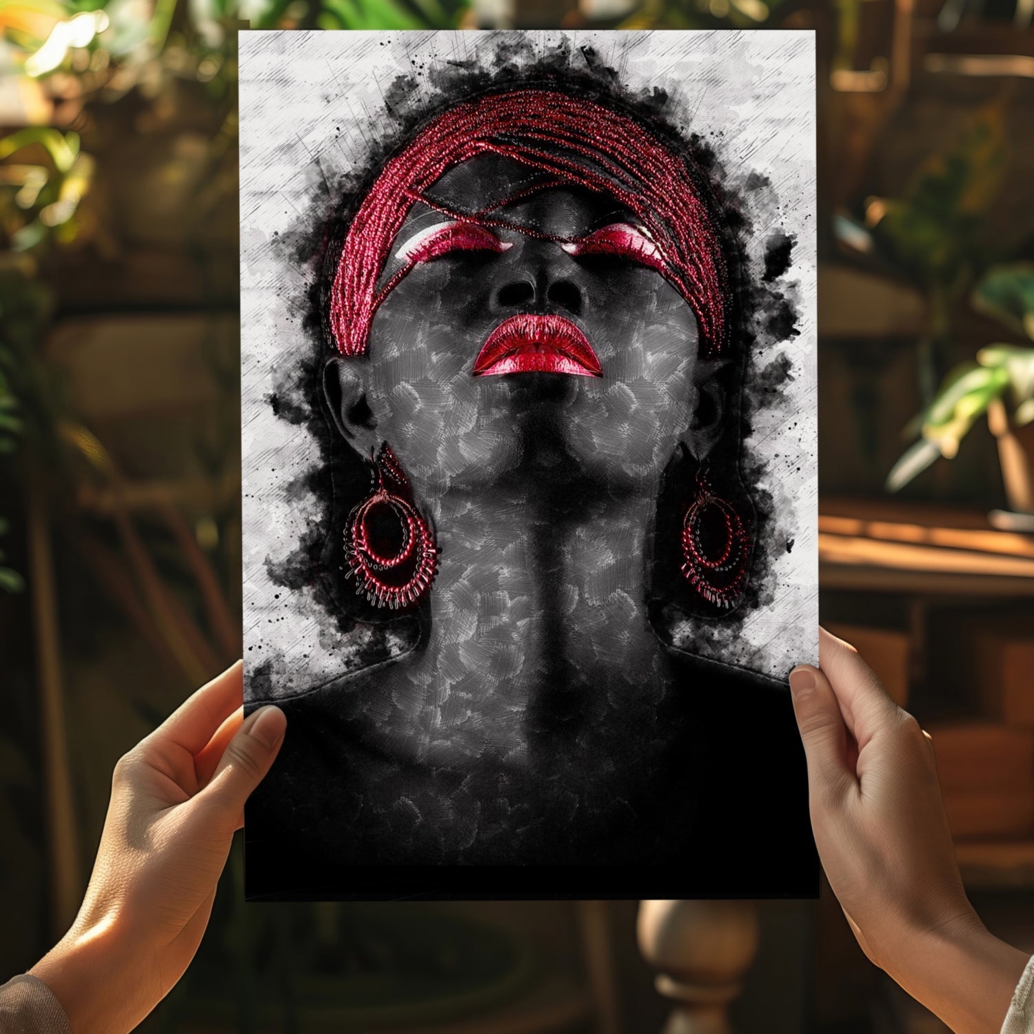 Woman Aluminum Print