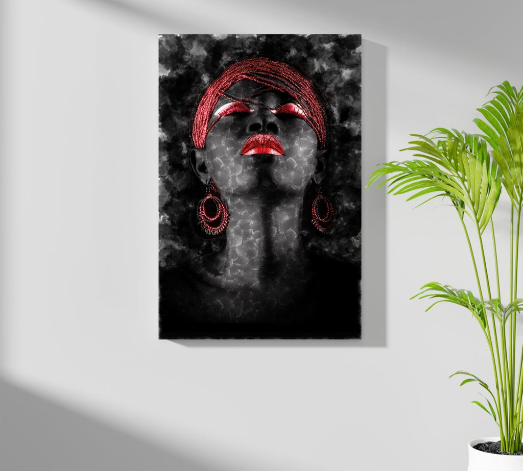 Woman Aluminum Print