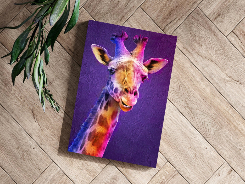 Giraffe Aluminum Print