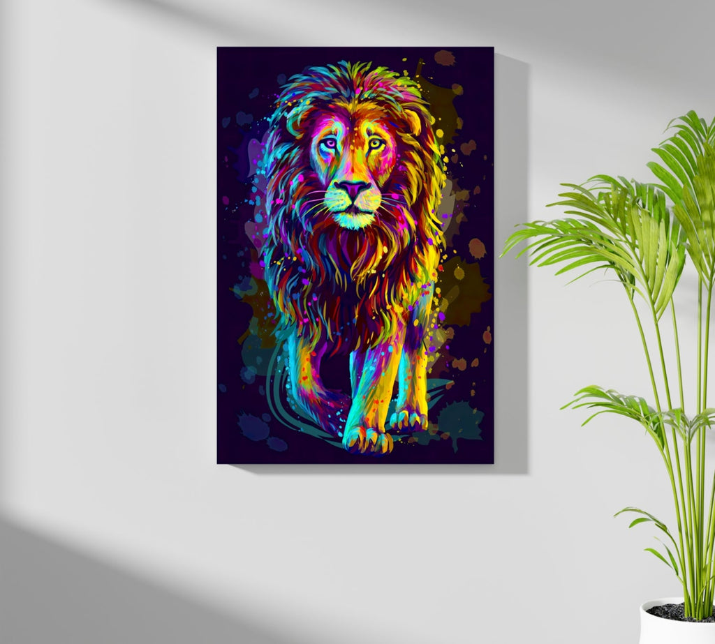 Lion Aluminum Print