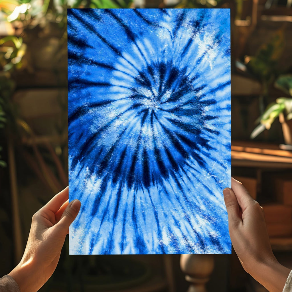 Abstract Blue Aluminum Print