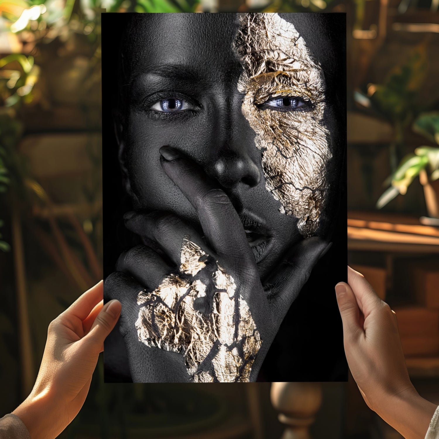 Woman in Fashion Aluminum Print