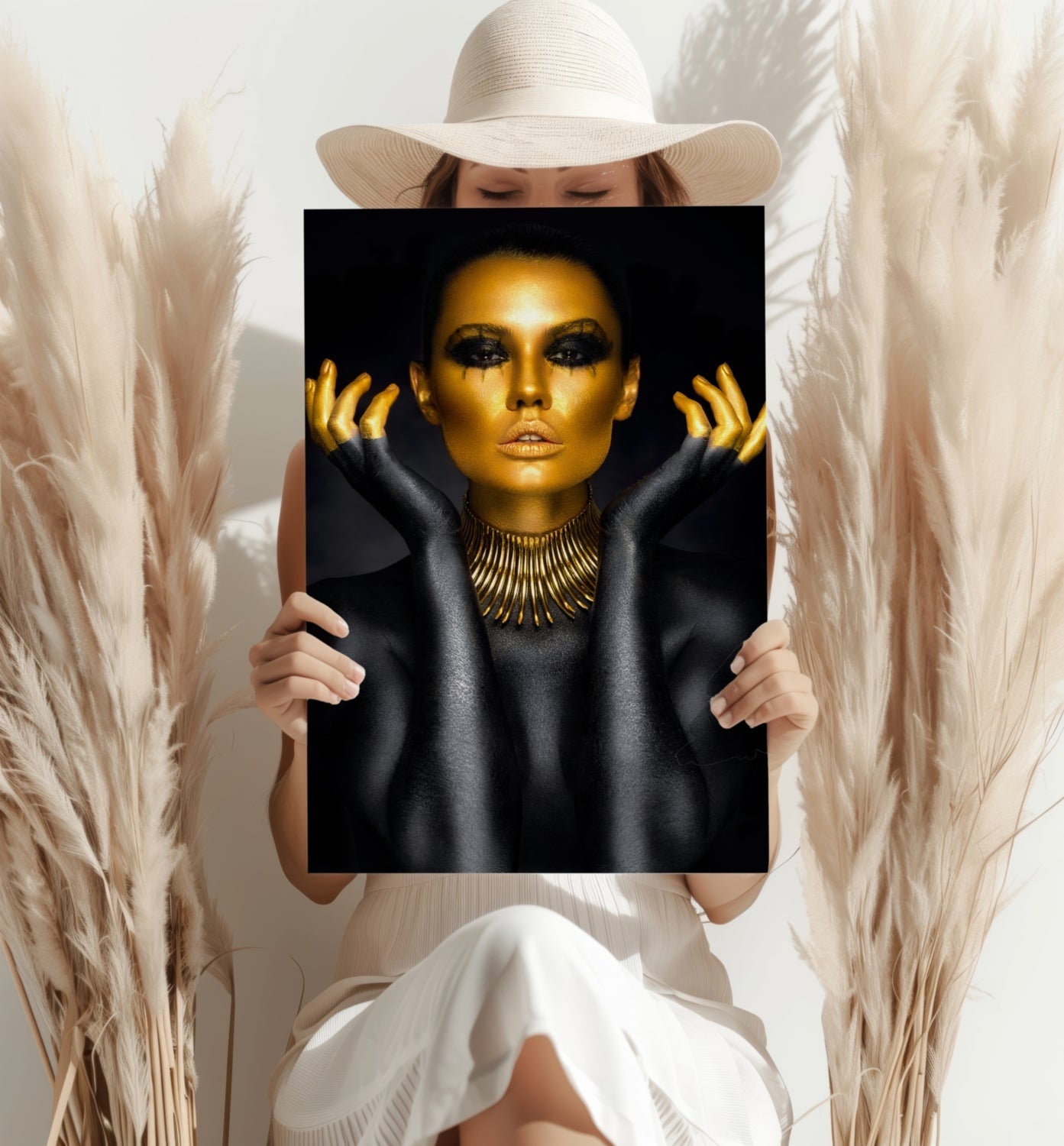 Woman in Fashion Aluminum Print