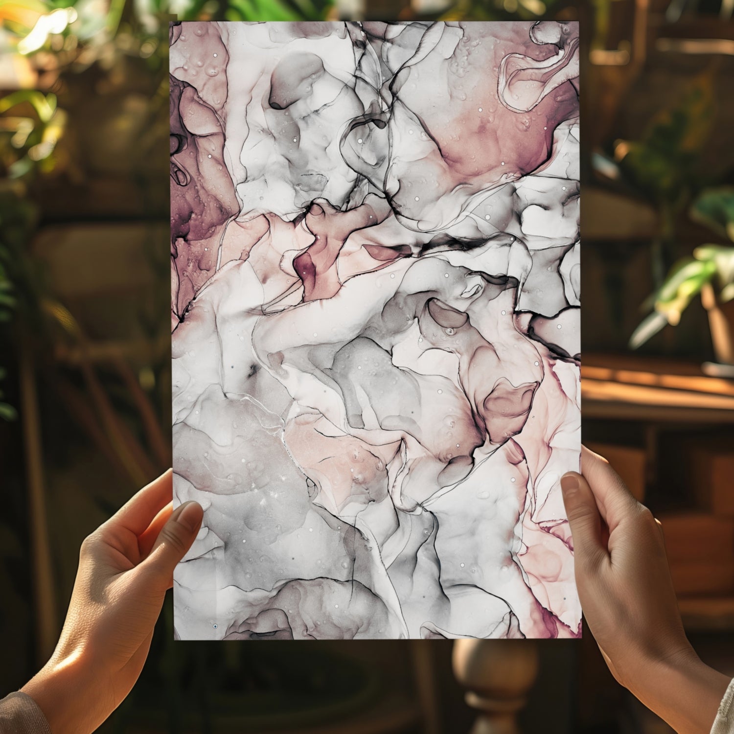 Marble Design V5 Aluminum Print