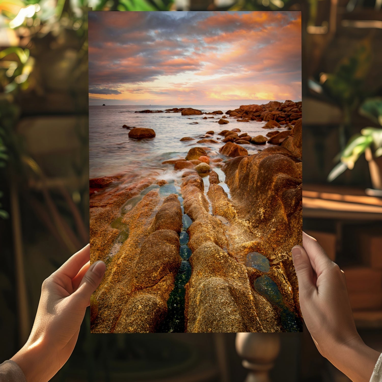 Cliff Aluminum Print