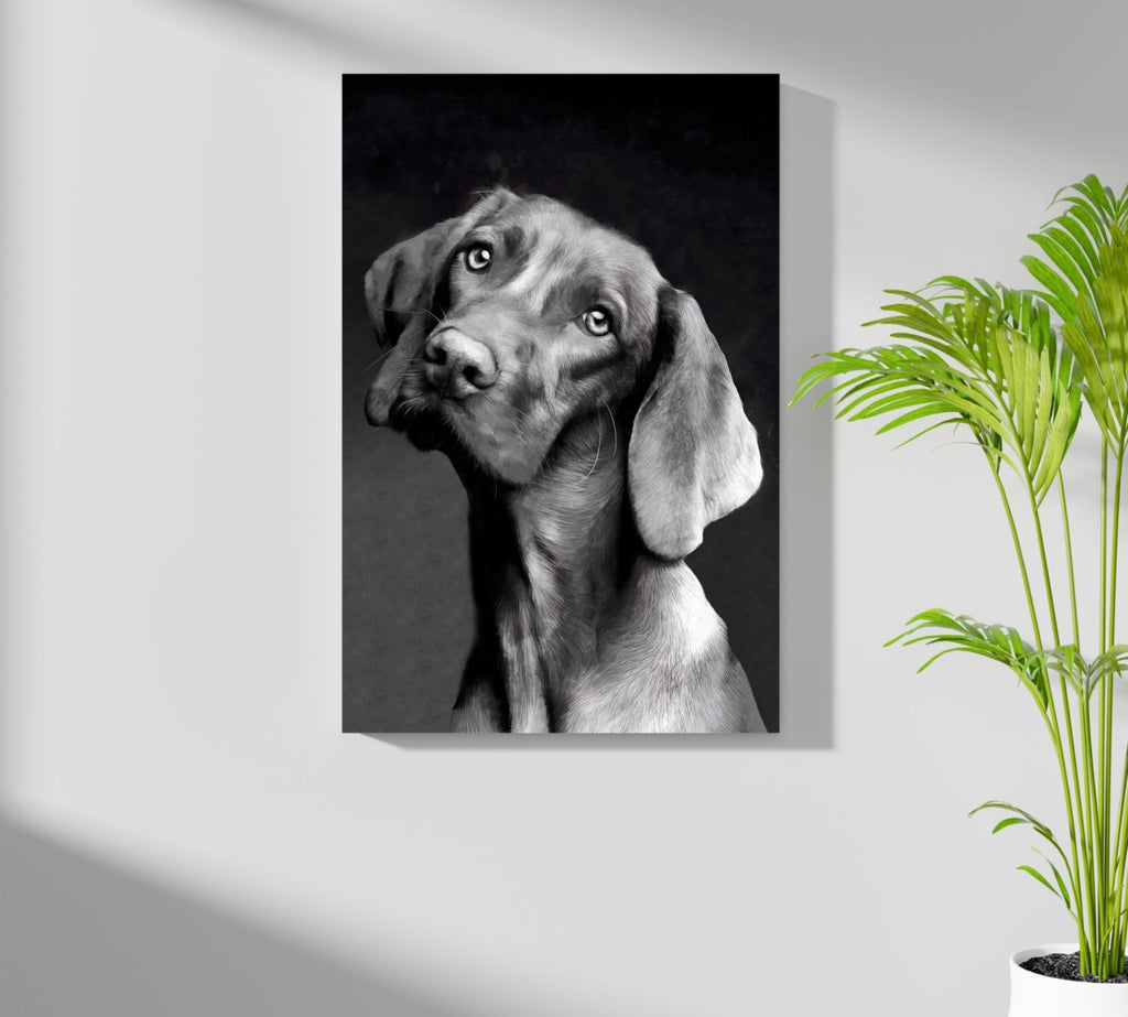 Cute Dog Aluminum Print