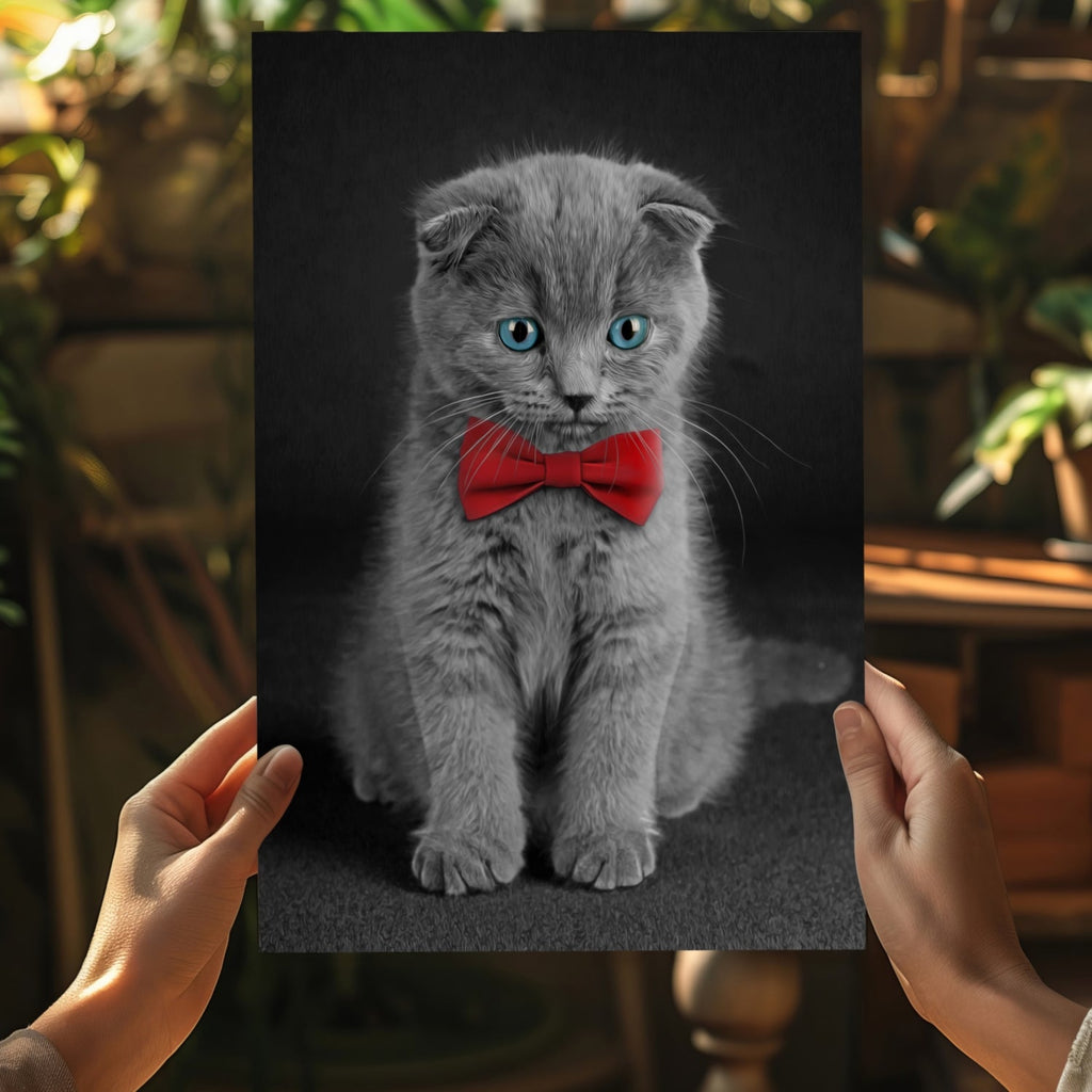Cute Kitten Aluminum Print