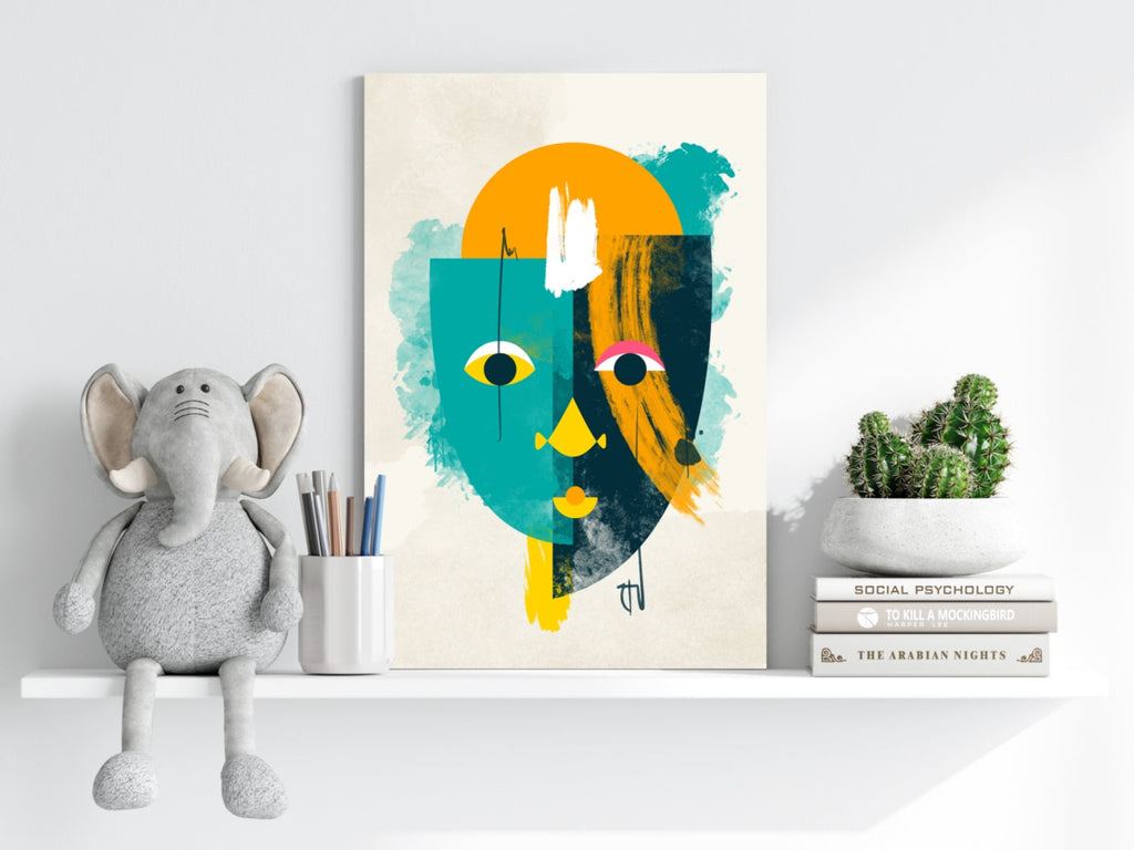 Contemporary Art V3 Aluminum Print