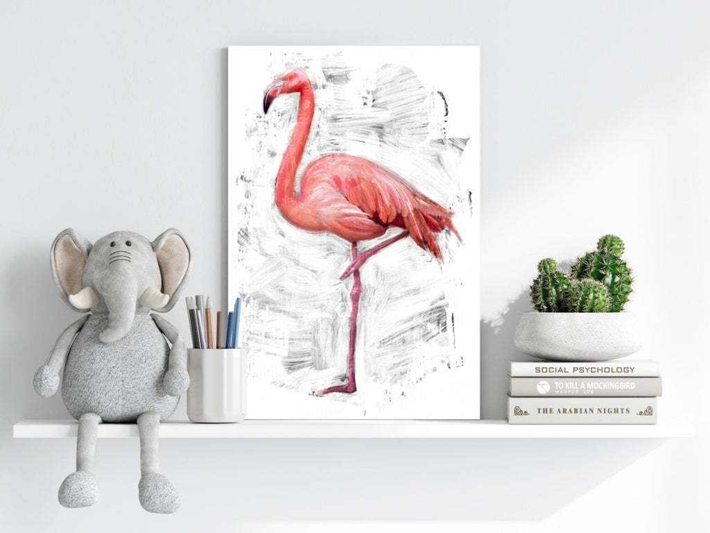 Flamingo Aluminum Print