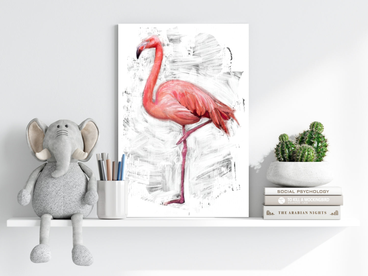 Flamingo Aluminum Print