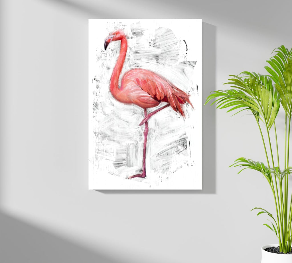 Flamingo Aluminum Print