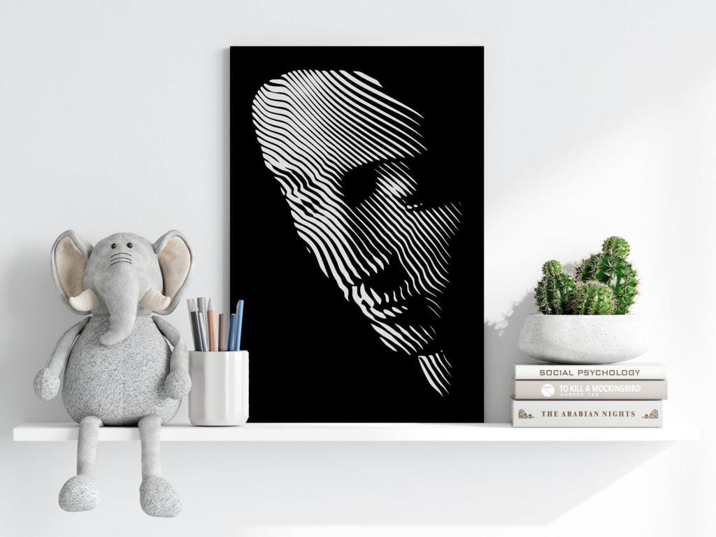 Abstract Statue Aluminum Print