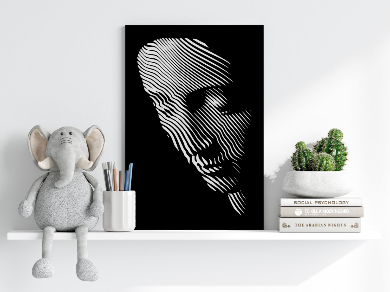 Abstract Statue Aluminum Print