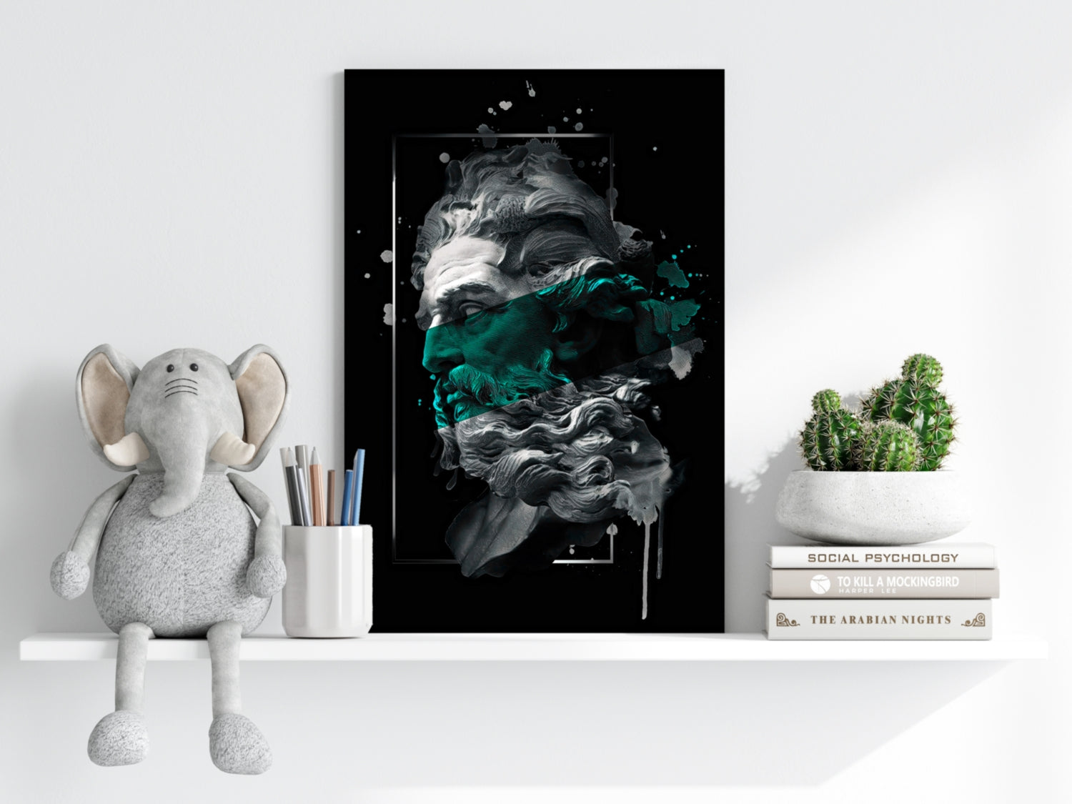 Poseidon Emerald Aluminum Print