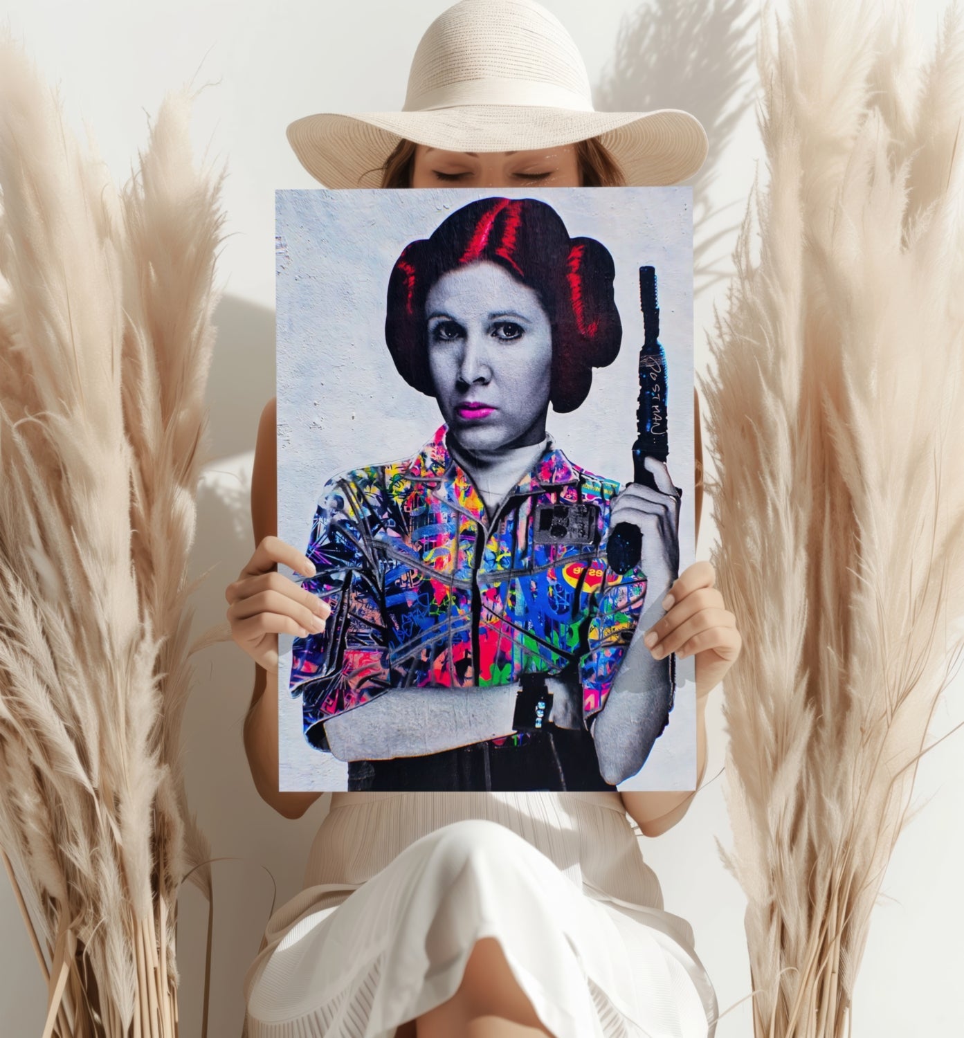 Princess Leia Aluminum Print