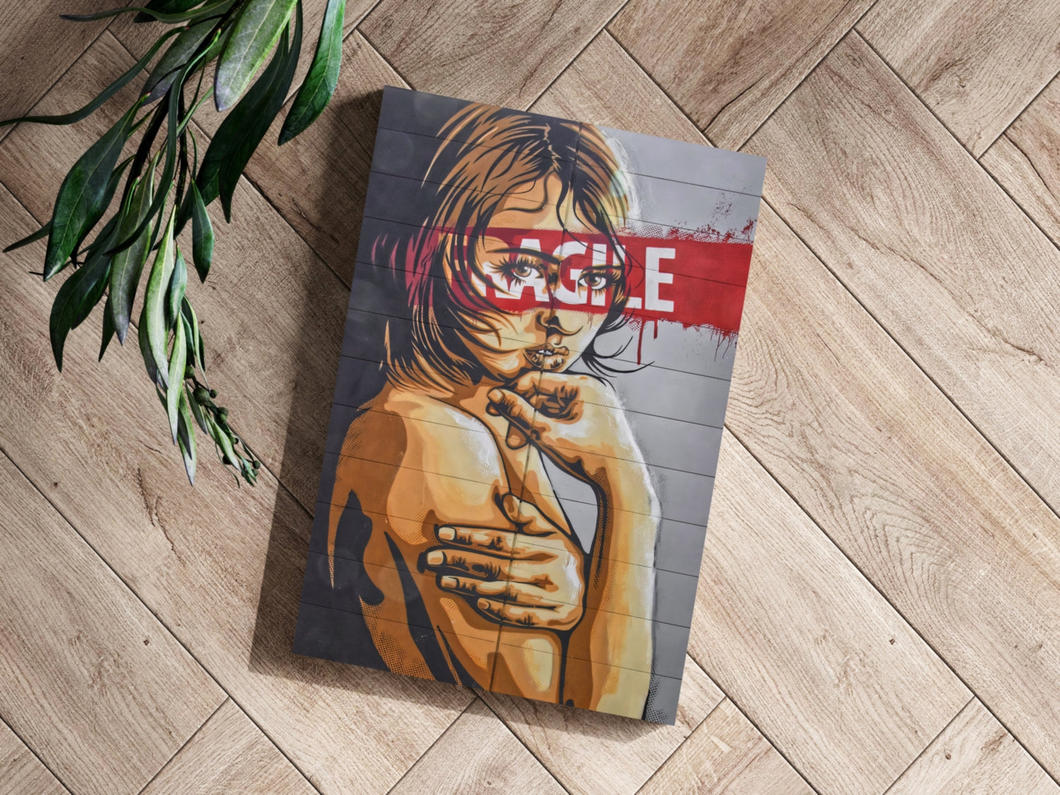 Fragile Aluminum Print
