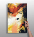 Abstract Woman Aluminum Print