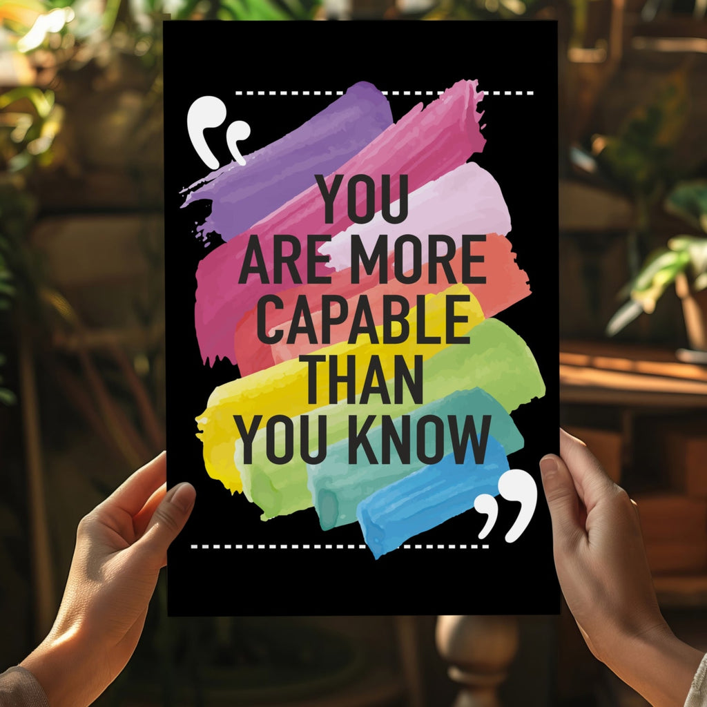 You Are Capable Aluminum Print