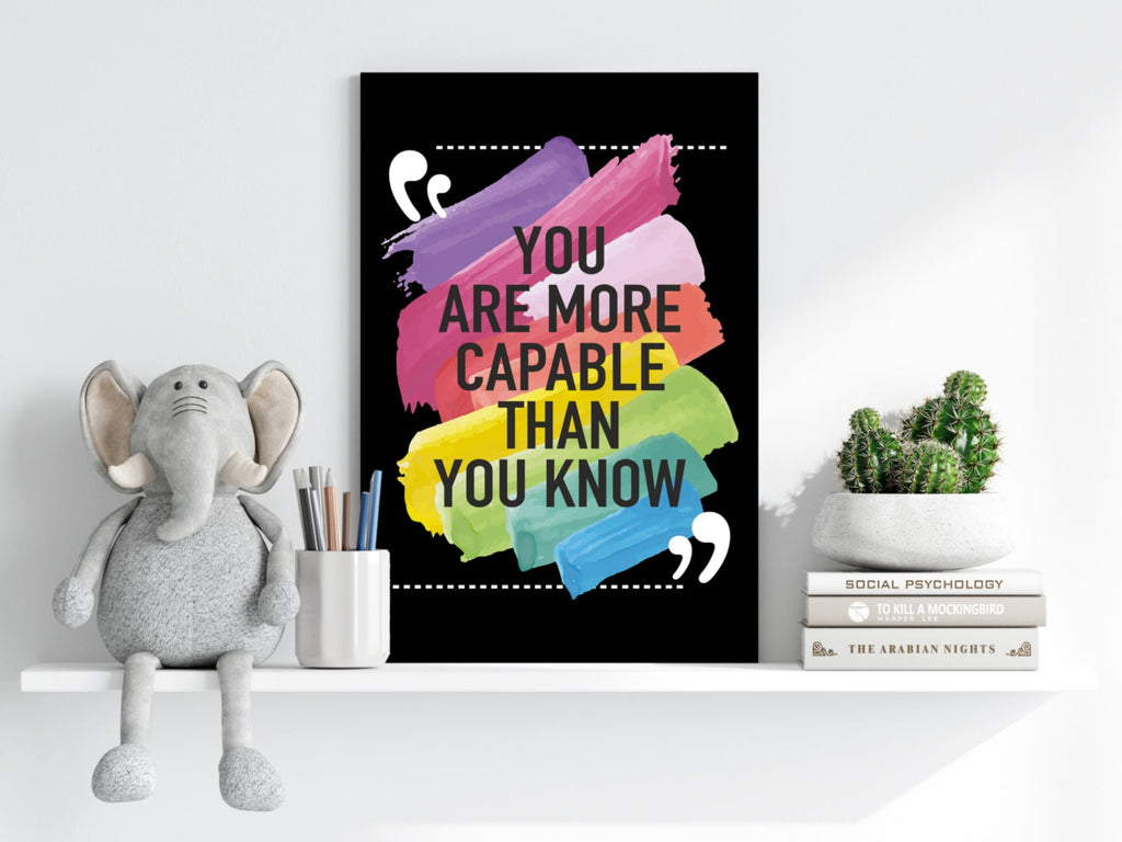 You Are Capable Aluminum Print