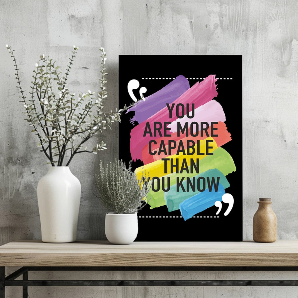 You Are Capable Aluminum Print