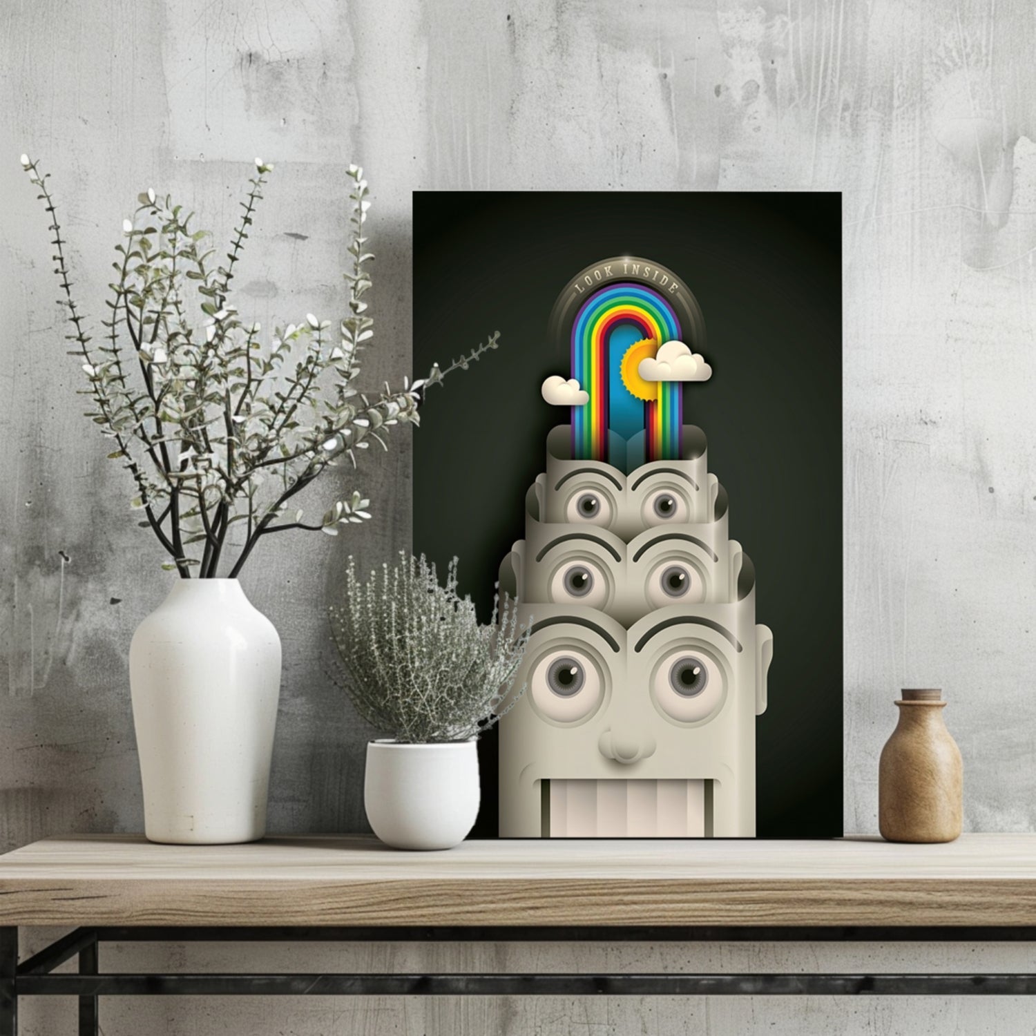Colorful Mind Aluminum Print
