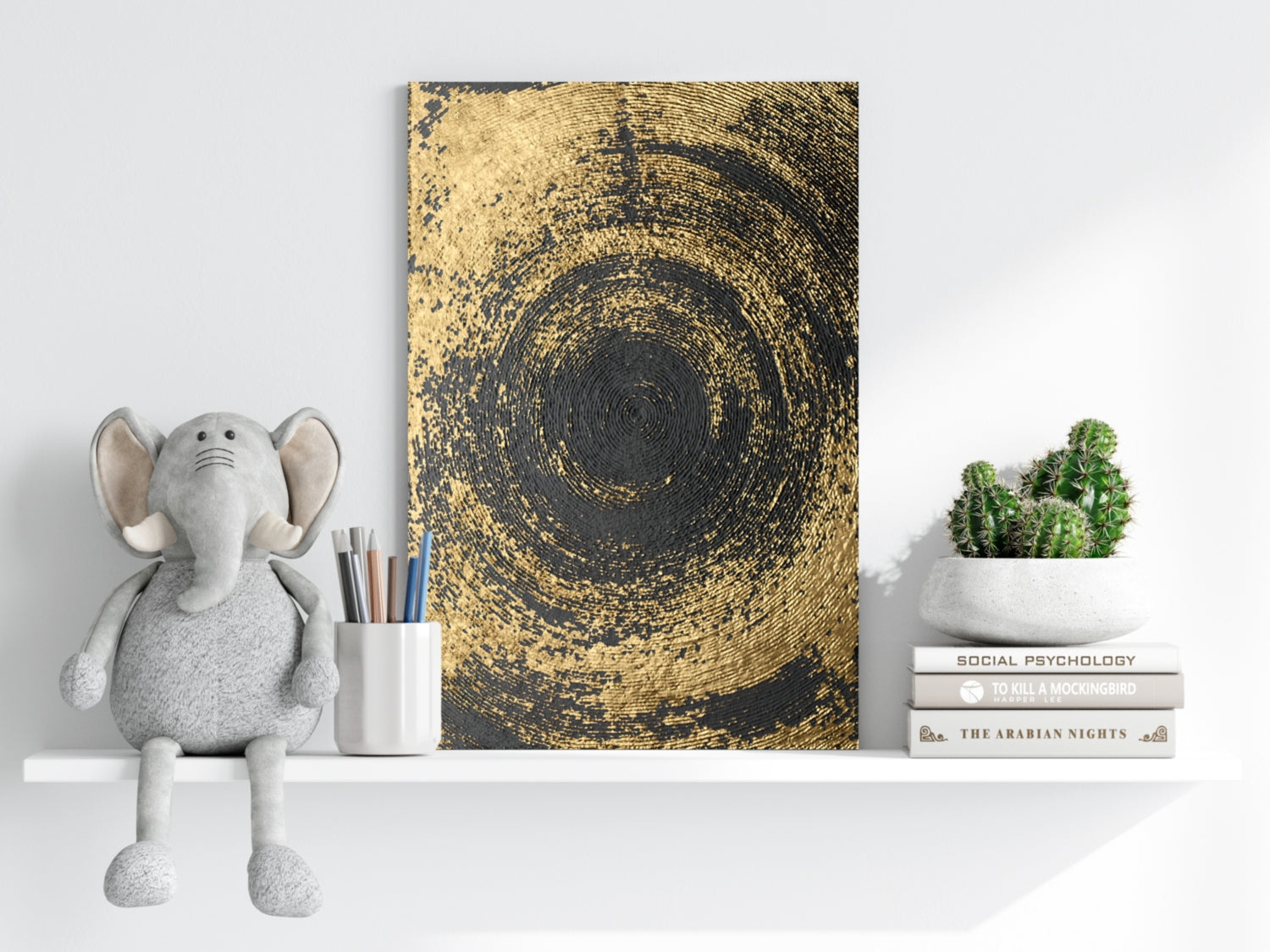Abstract Elegance V1 Aluminum Print