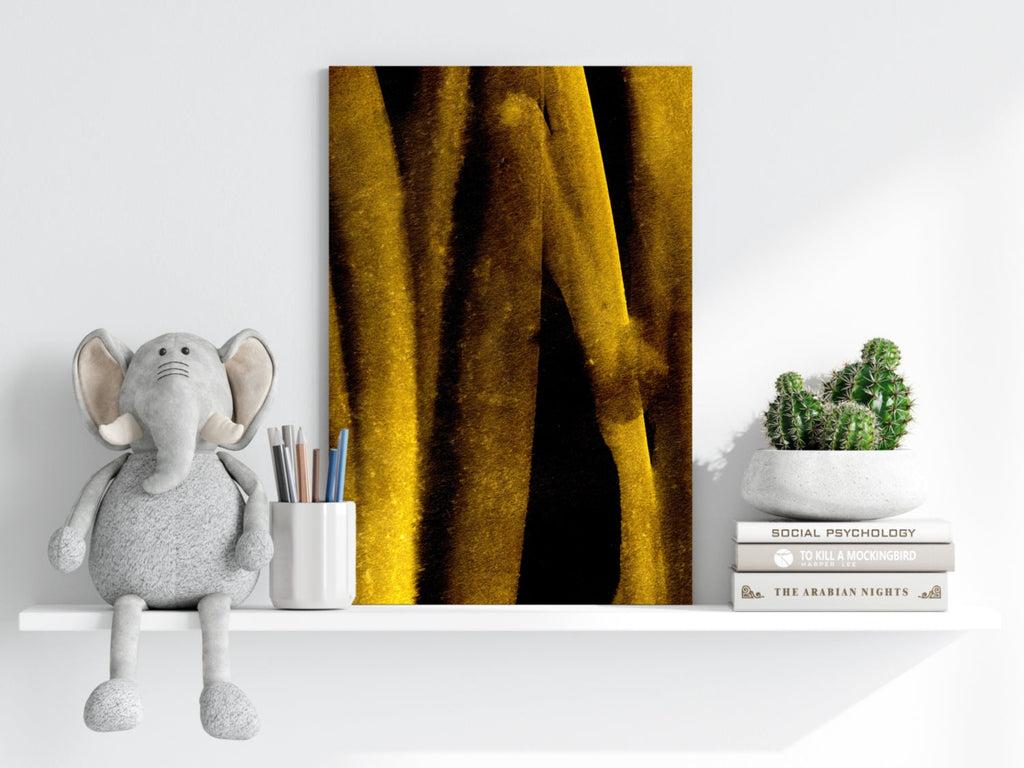 Shade of Gold V2 Aluminum Print