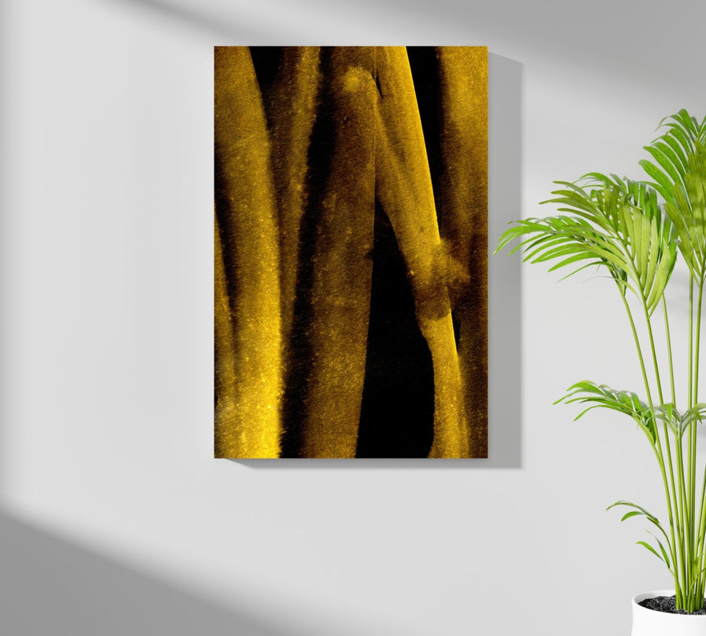 Shade of Gold V2 Aluminum Print