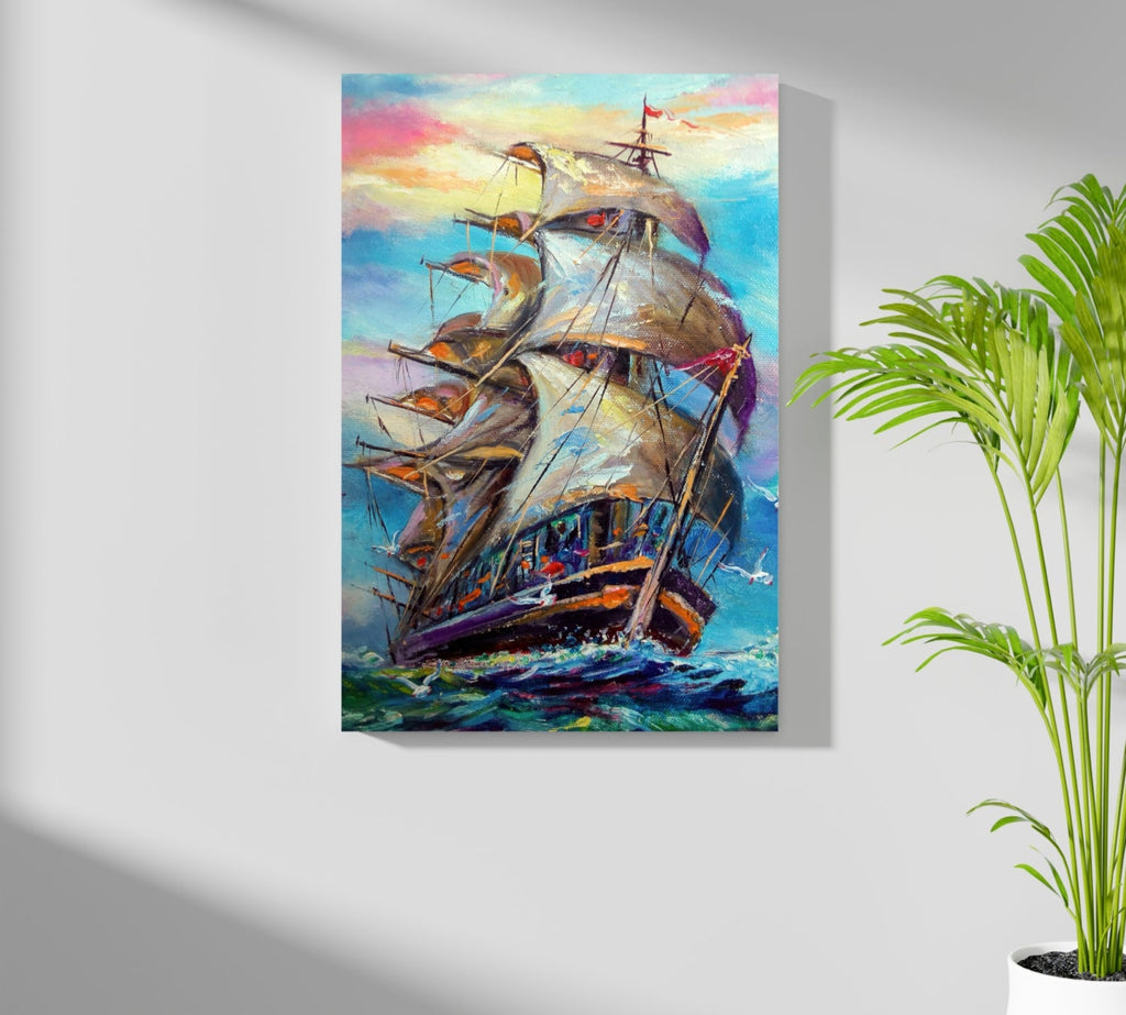 Old Ship Aluminum Print
