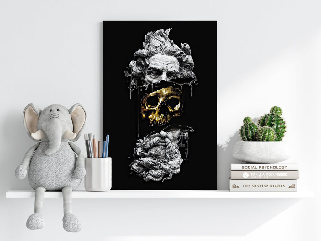 Contemporary Art Statue Aluminum Print