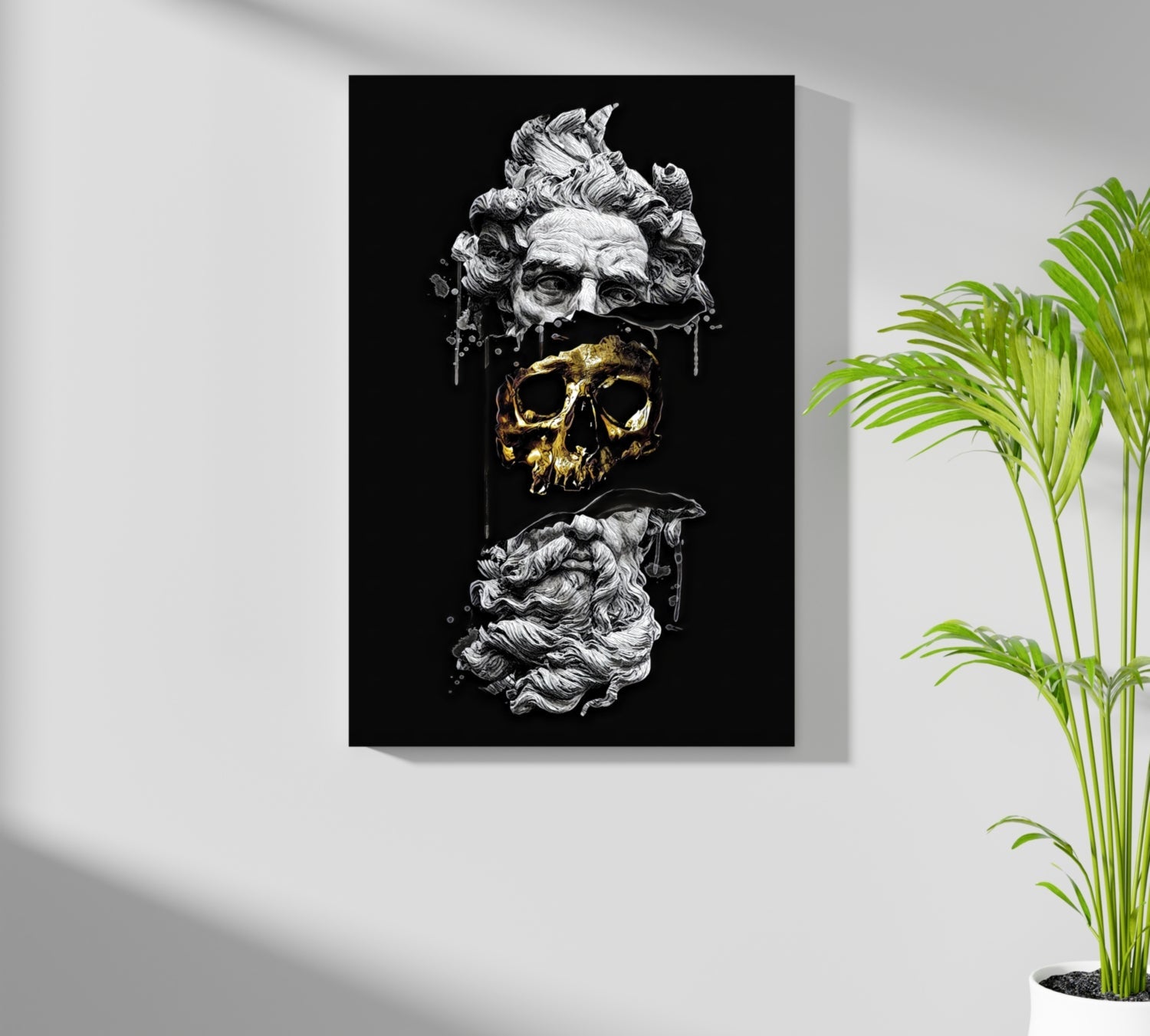 Contemporary Art Statue Aluminum Print