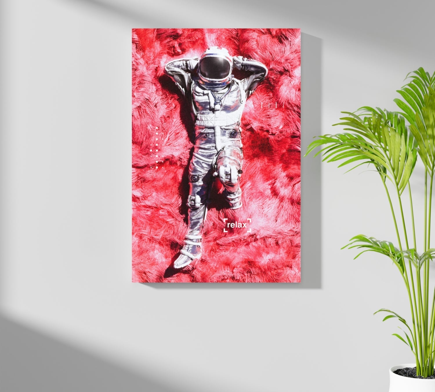 Rest Time For Astronaut Aluminum Print