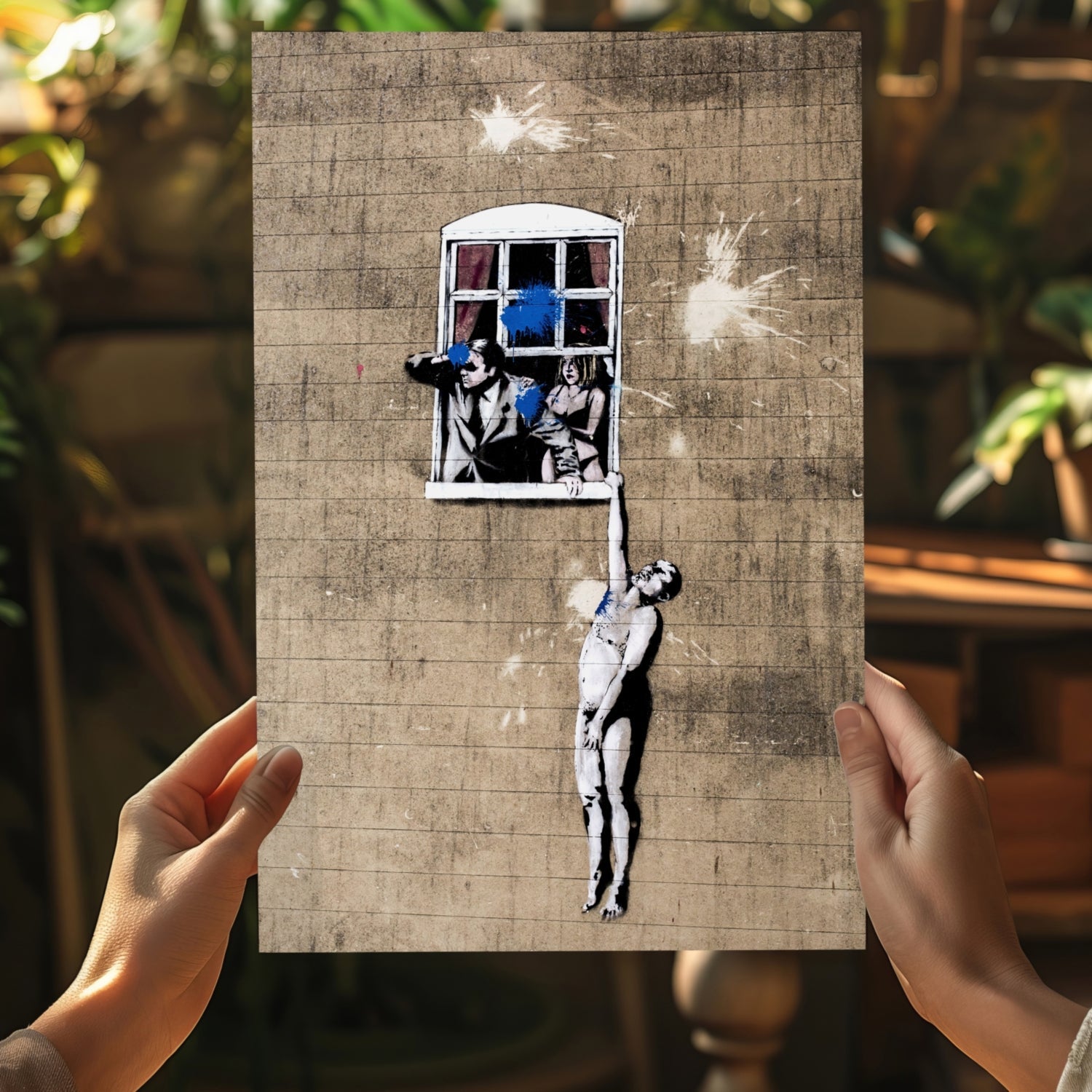 Deception Aluminum Print