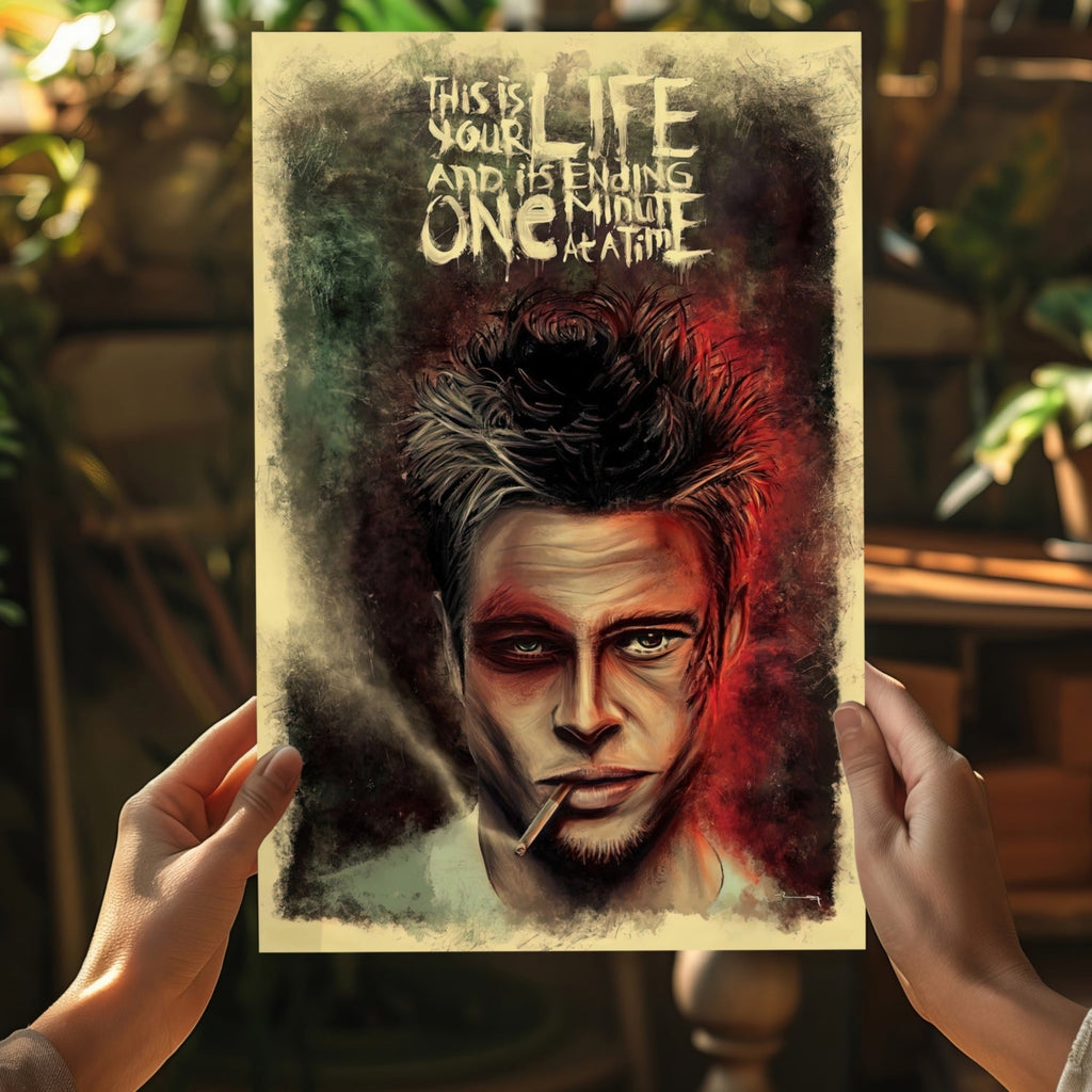 Fight Club Rule Aluminum Print