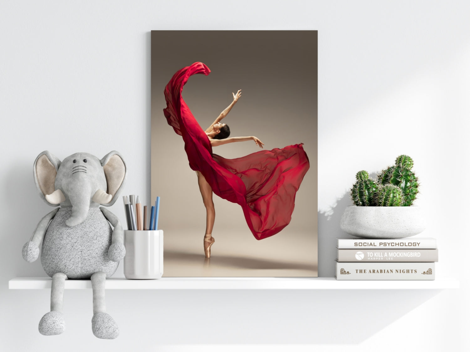 Ballet Dancer Aluminum Print