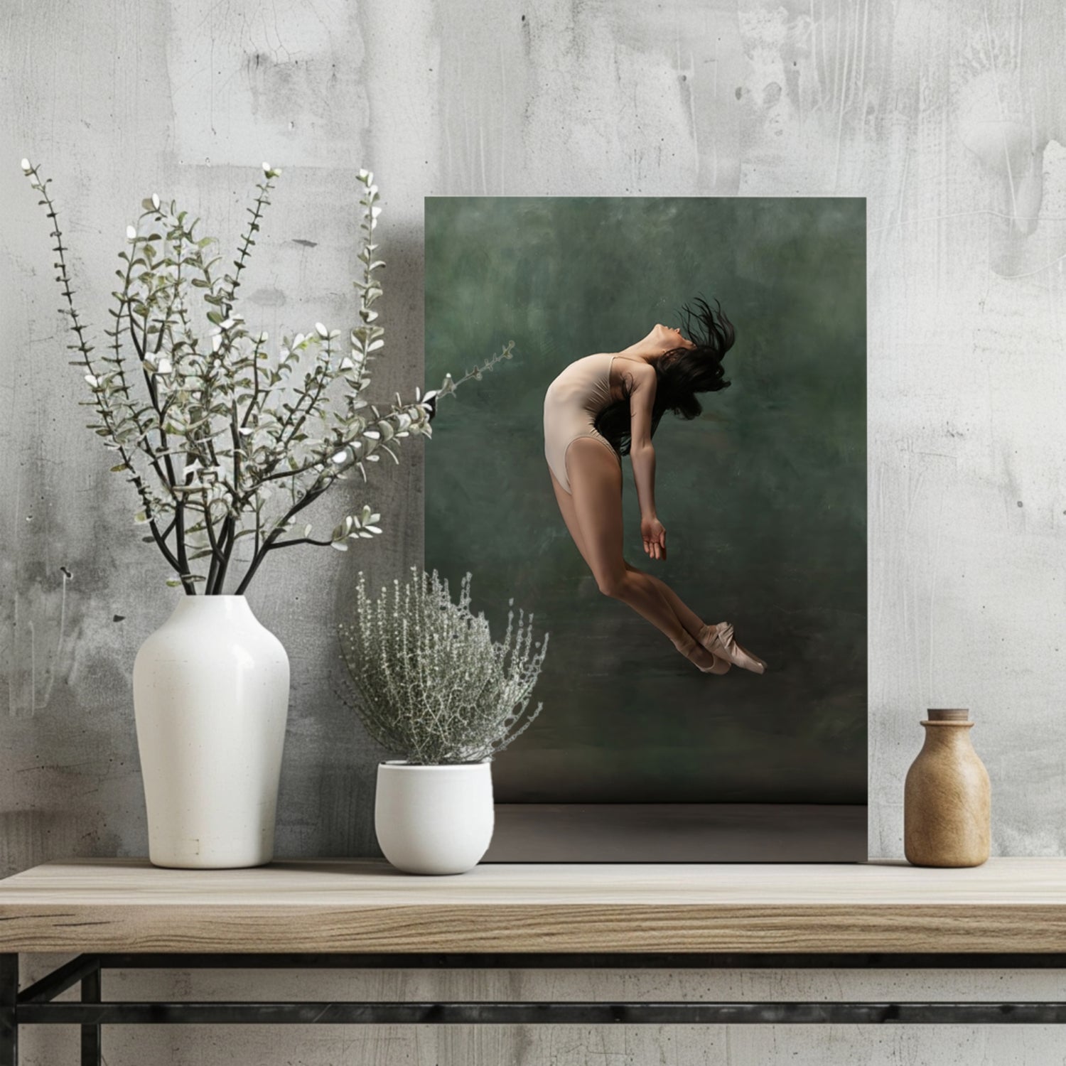 Ballet Dancer Aluminum Print