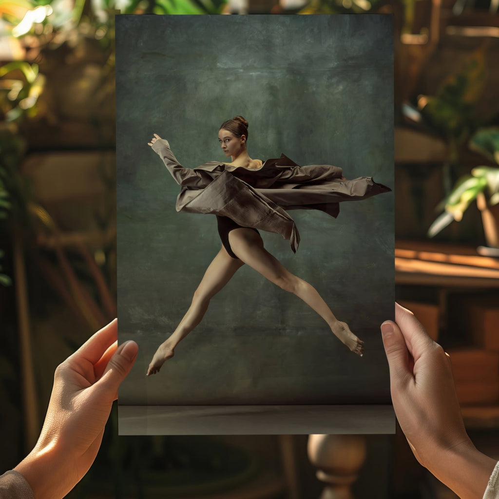 Ballet Dancer Aluminum Print