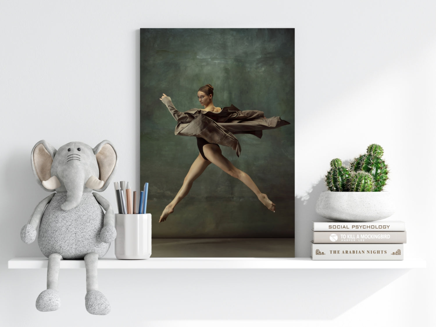 Ballet Dancer Aluminum Print