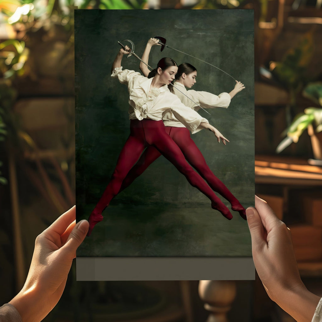 Ballet Dancer Aluminum Print