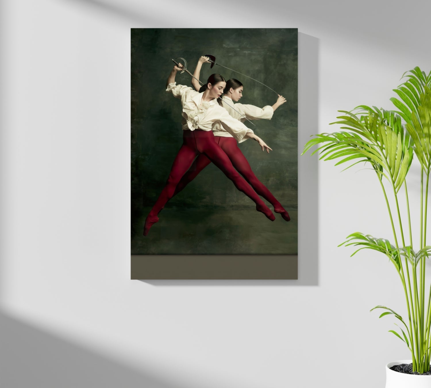 Ballet Dancer Aluminum Print