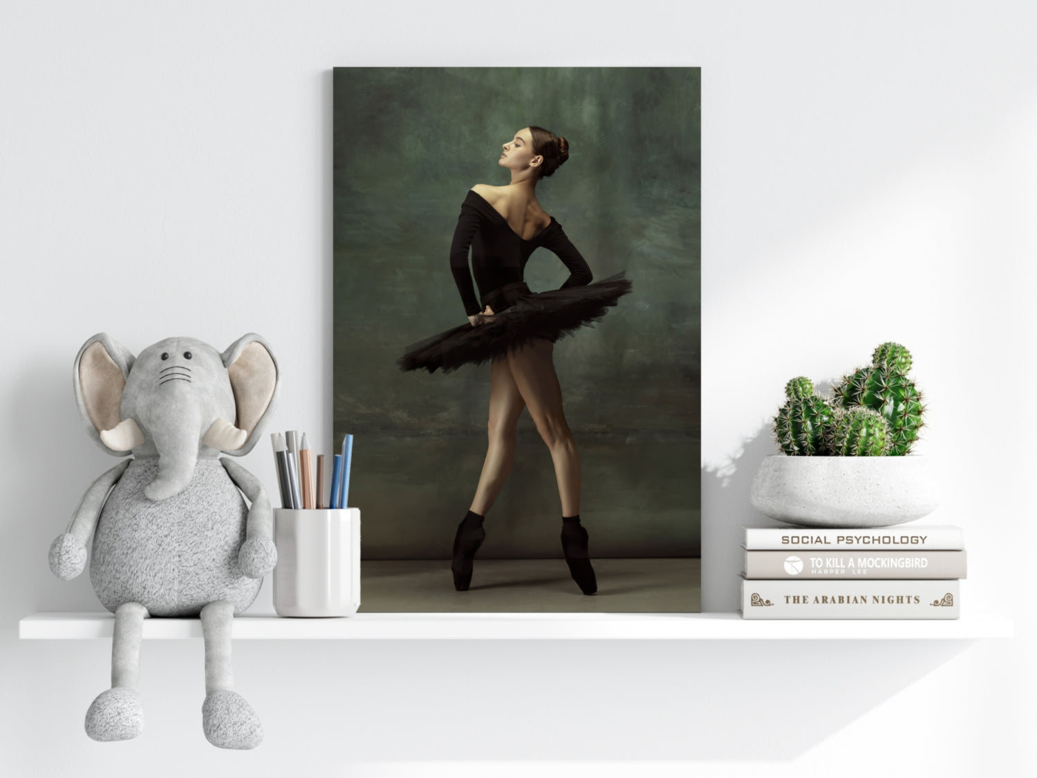 Ballet Dancer Aluminum Print