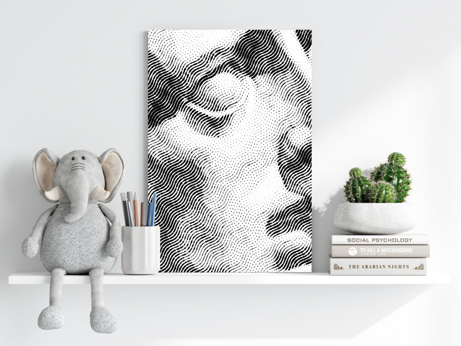 Statue Head Contemporary Aluminum Print