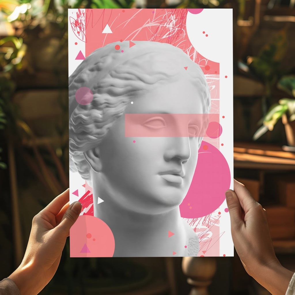 Contemporary Art  Aluminum Print