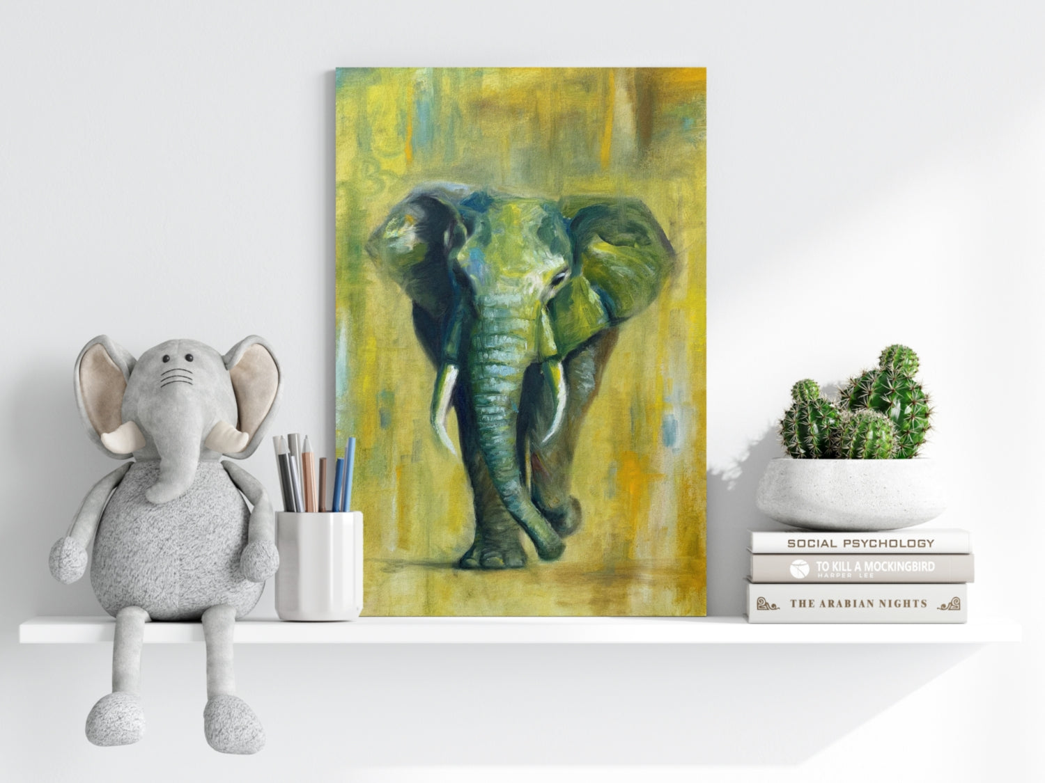 Elephant Aluminum Print