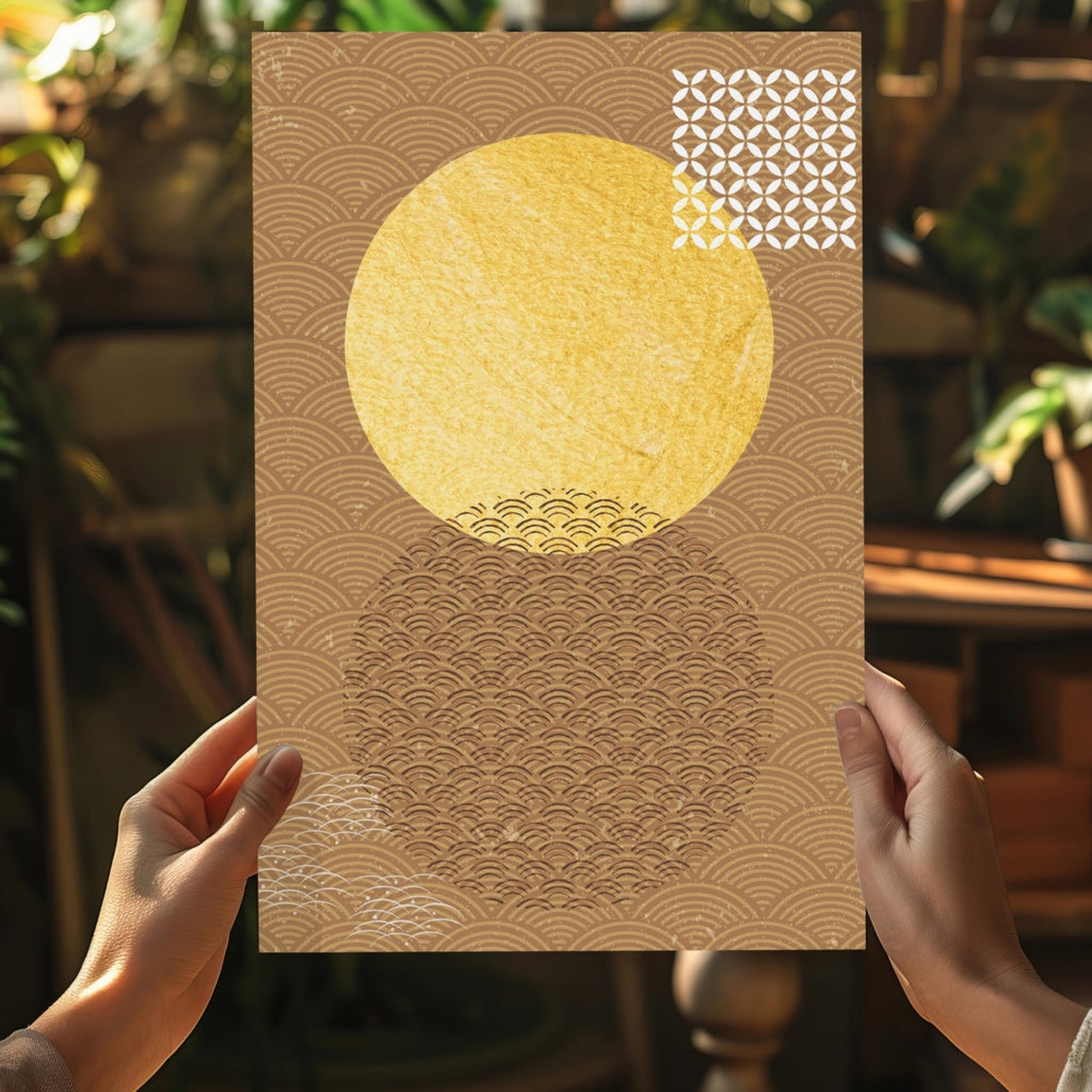 Abstract Art Dots V3 Aluminum Print
