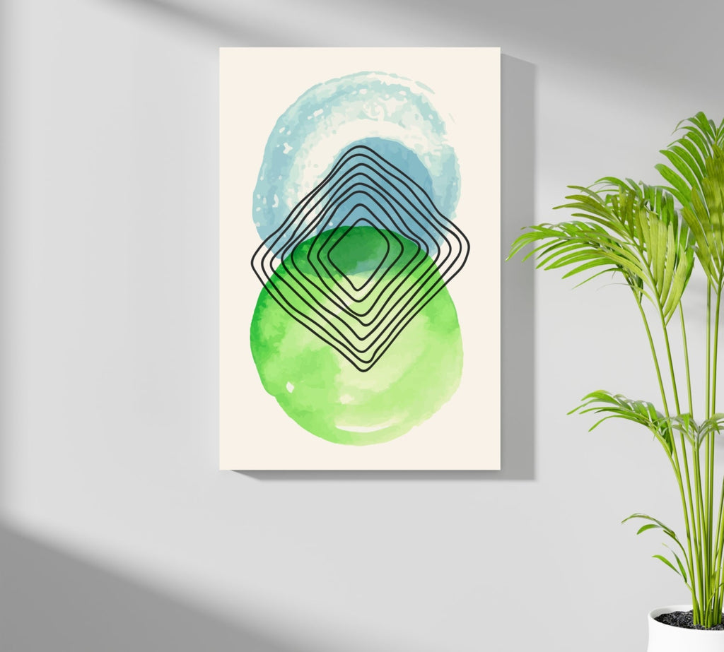 Abstract Gravity V1 Aluminum Print