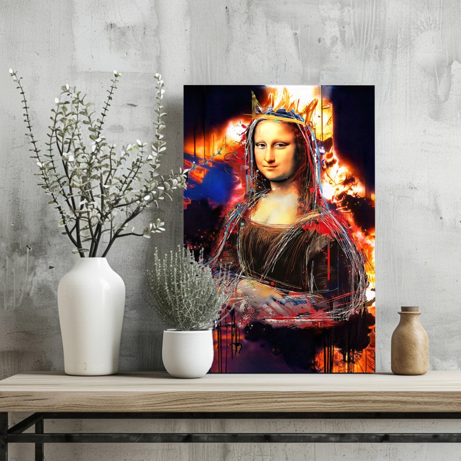 Mona Lisa Aluminum Print